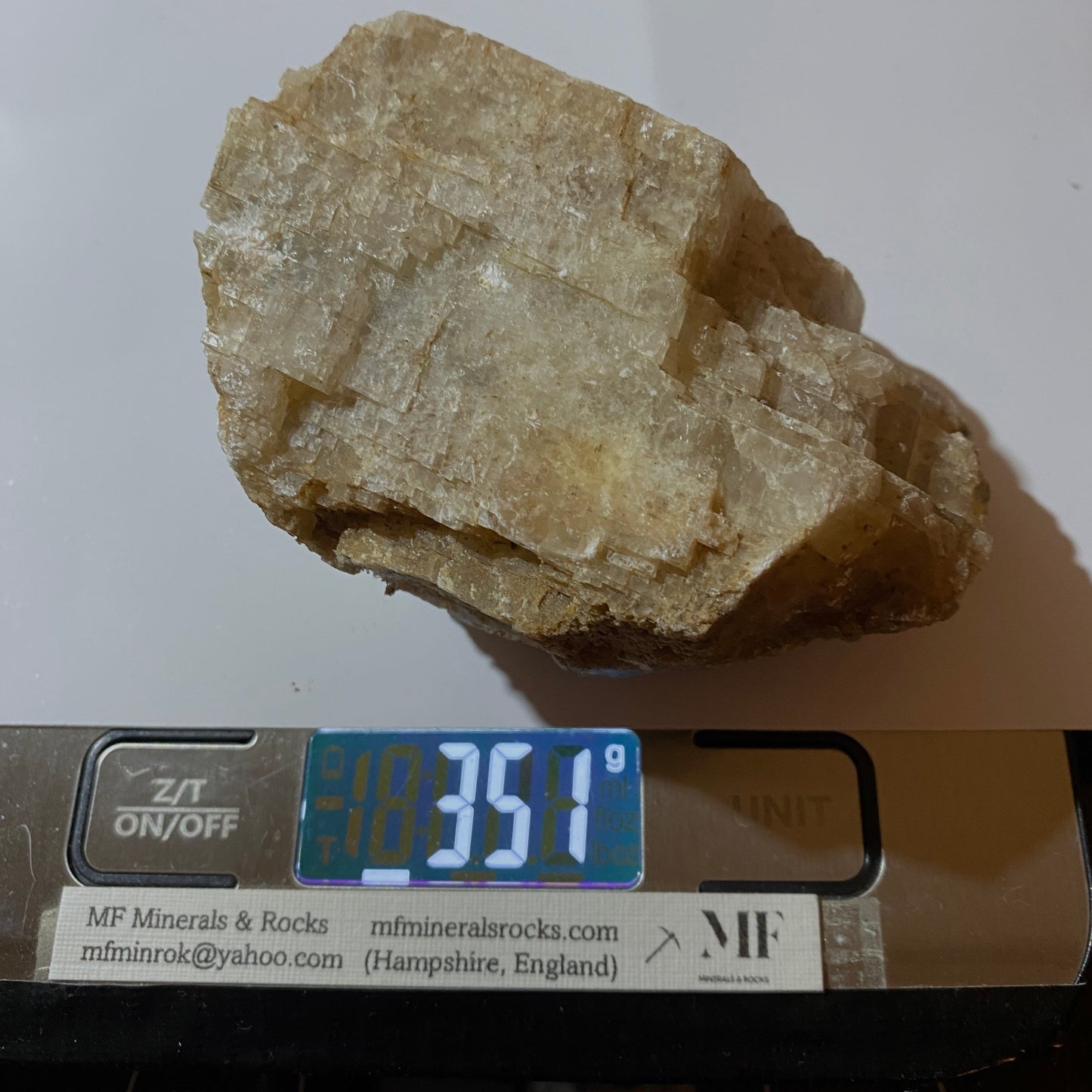 CALCITE - TON MAWR QUARRY, PENTYRCH, WALES, U.K. 350g  MF1368