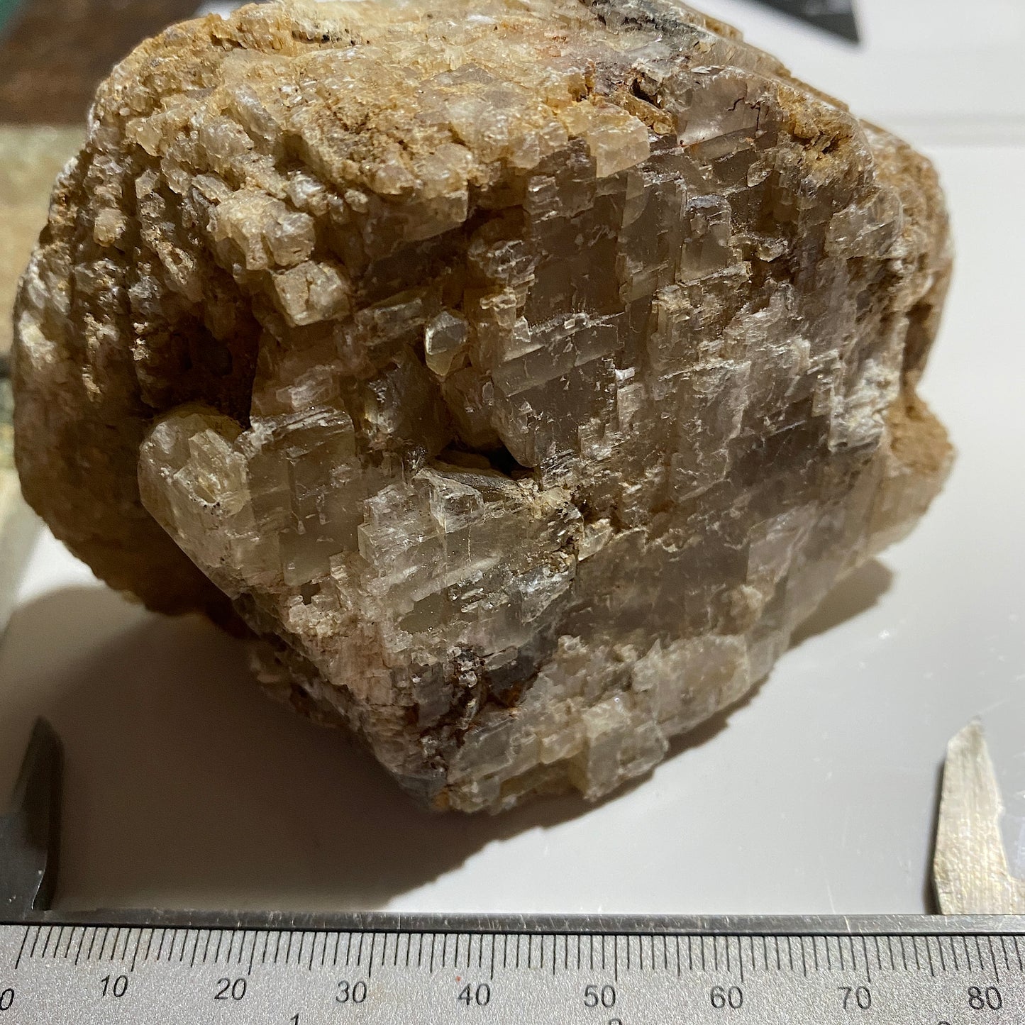 CALCITE - TON MAWR QUARRY, PENTYRCH, WALES, U.K. 350g  MF1368