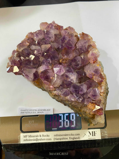 AMETHYST QUARTZ : AMETISTA DO SOL, RIO GRANDE D.S., BRAZIL 369g MF4944