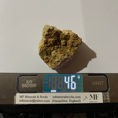 PYROMORPHITE ON LIMONITE - BWICH MINE, TAL-Y-BONT, CEREDIGION, WALES, U.K.