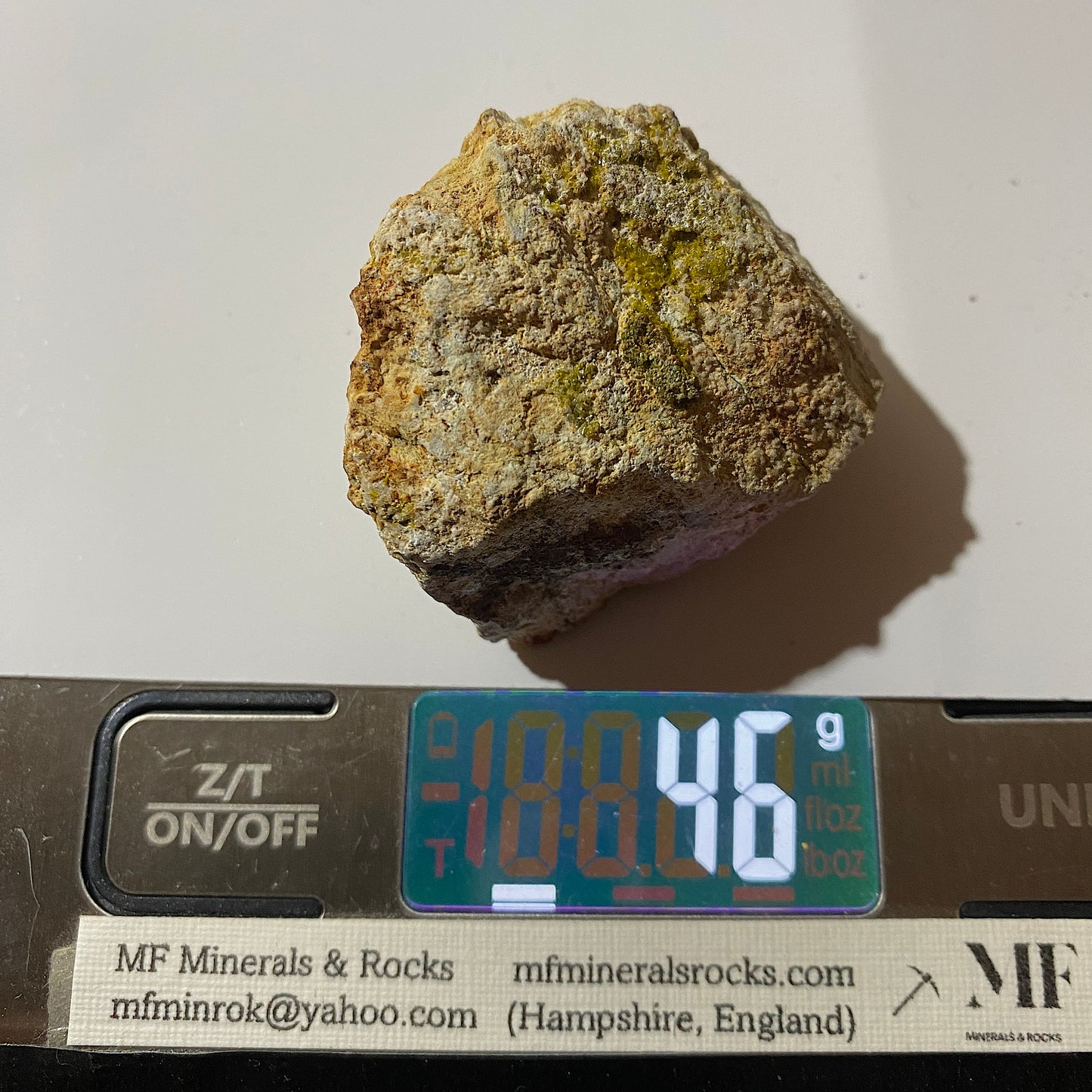 PYROMORPHITE ON LIMONITE - BWICH MINE, TAL-Y-BONT, CEREDIGION, WALES, U.K.