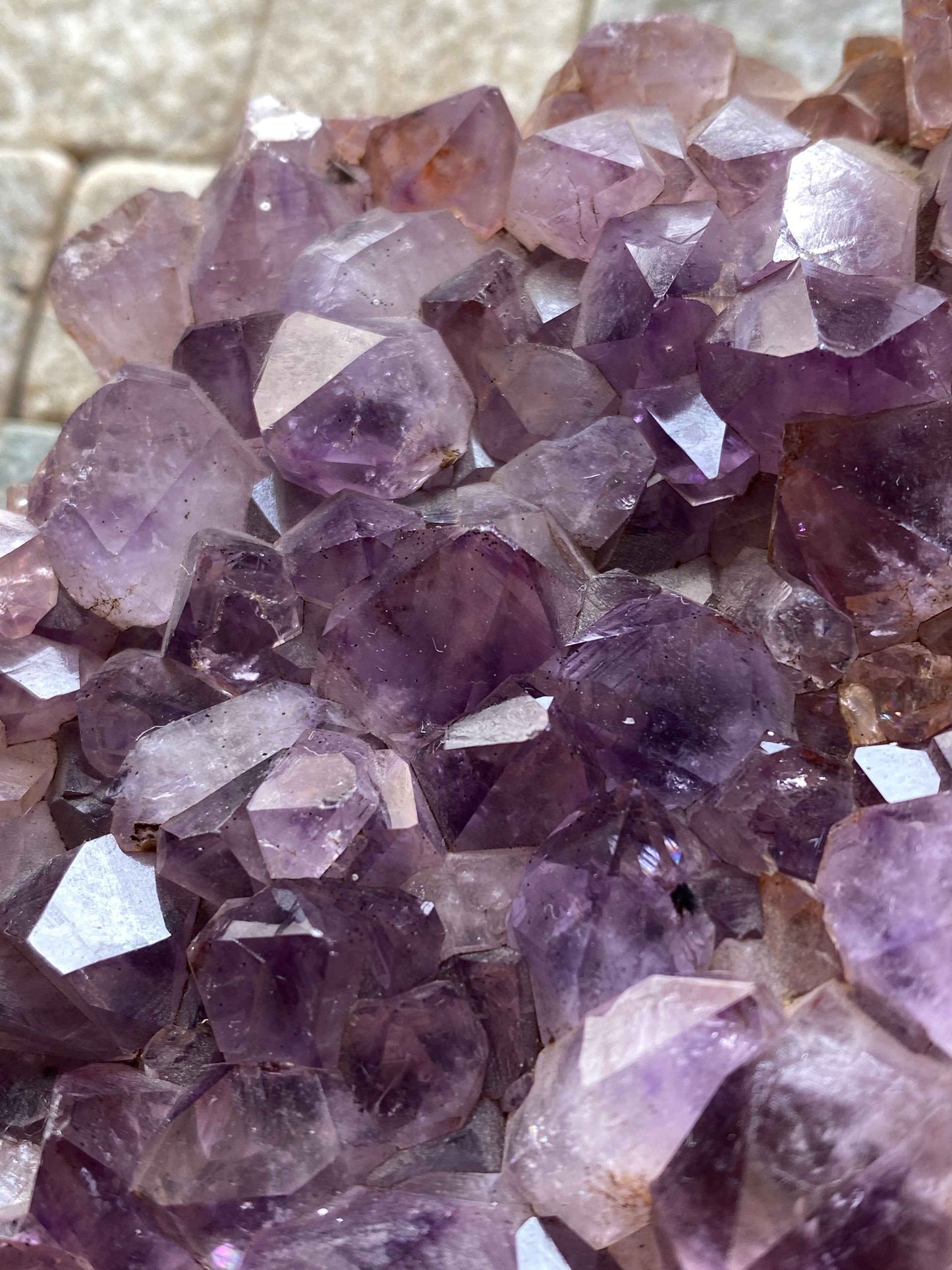 AMETHYST QUARTZ : AMETISTA DO SOL, RIO GRANDE D.S., BRAZIL 369g MF4944