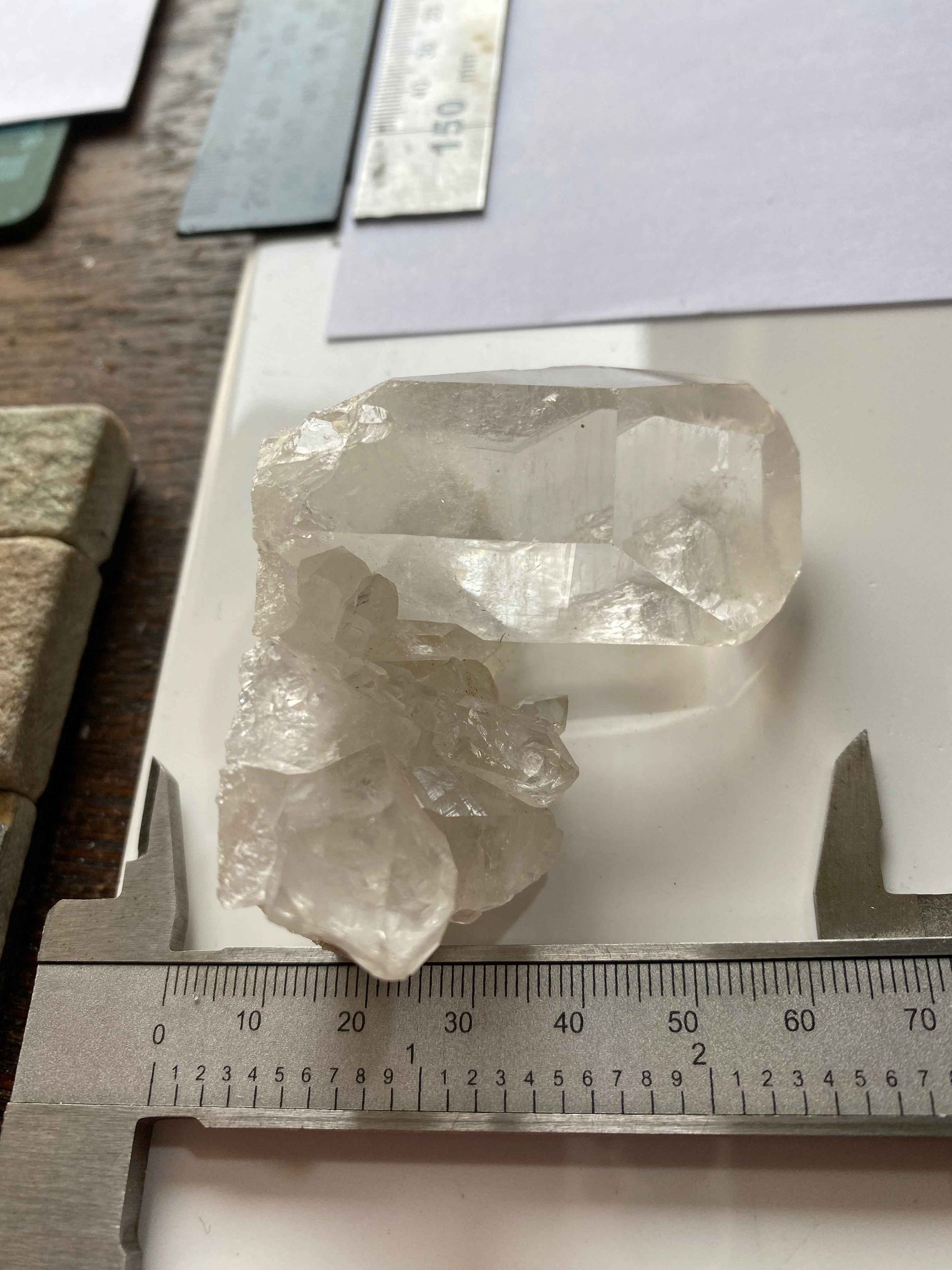 QUARTZ : MOUNT IDA, ARKANSAS, U.S.A.  91g MF4945