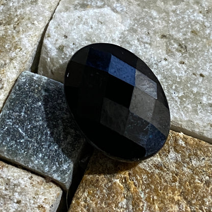 BLACK SPINEL GEMSTONE - BETROKA DISTRICT, ANOSY, MADAGASCAR  6.23Ct. MFG5022