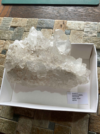 QUARTZ : GANESH HIMAL, PRADESH, HIMALAYAS, NEPAL  396g MF4952