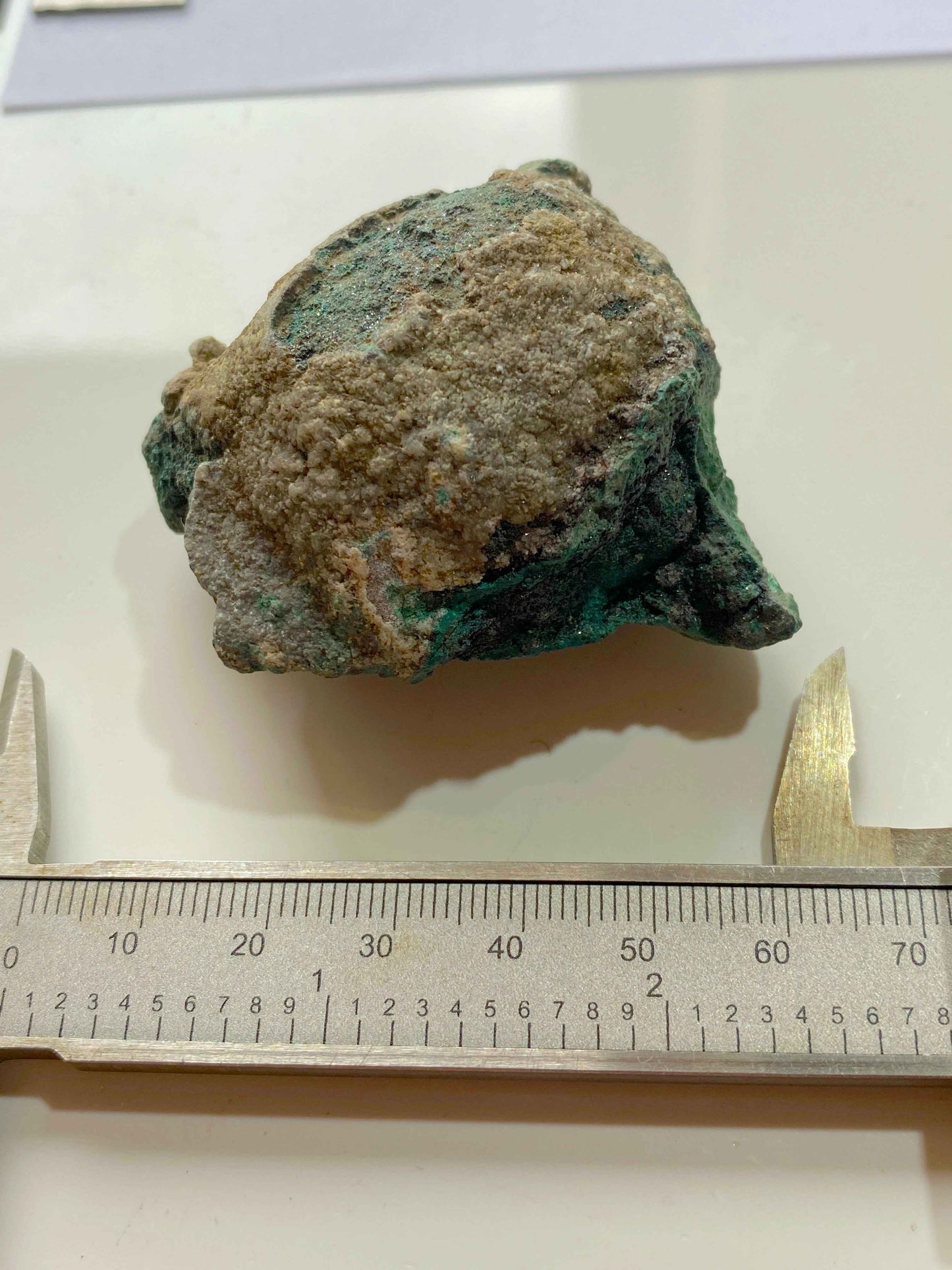 MALACHITE WITH TRACES SPECULARITE : WHEAL PHOENIX, LINKINHORNE, CORNWALL 121g MF4946
