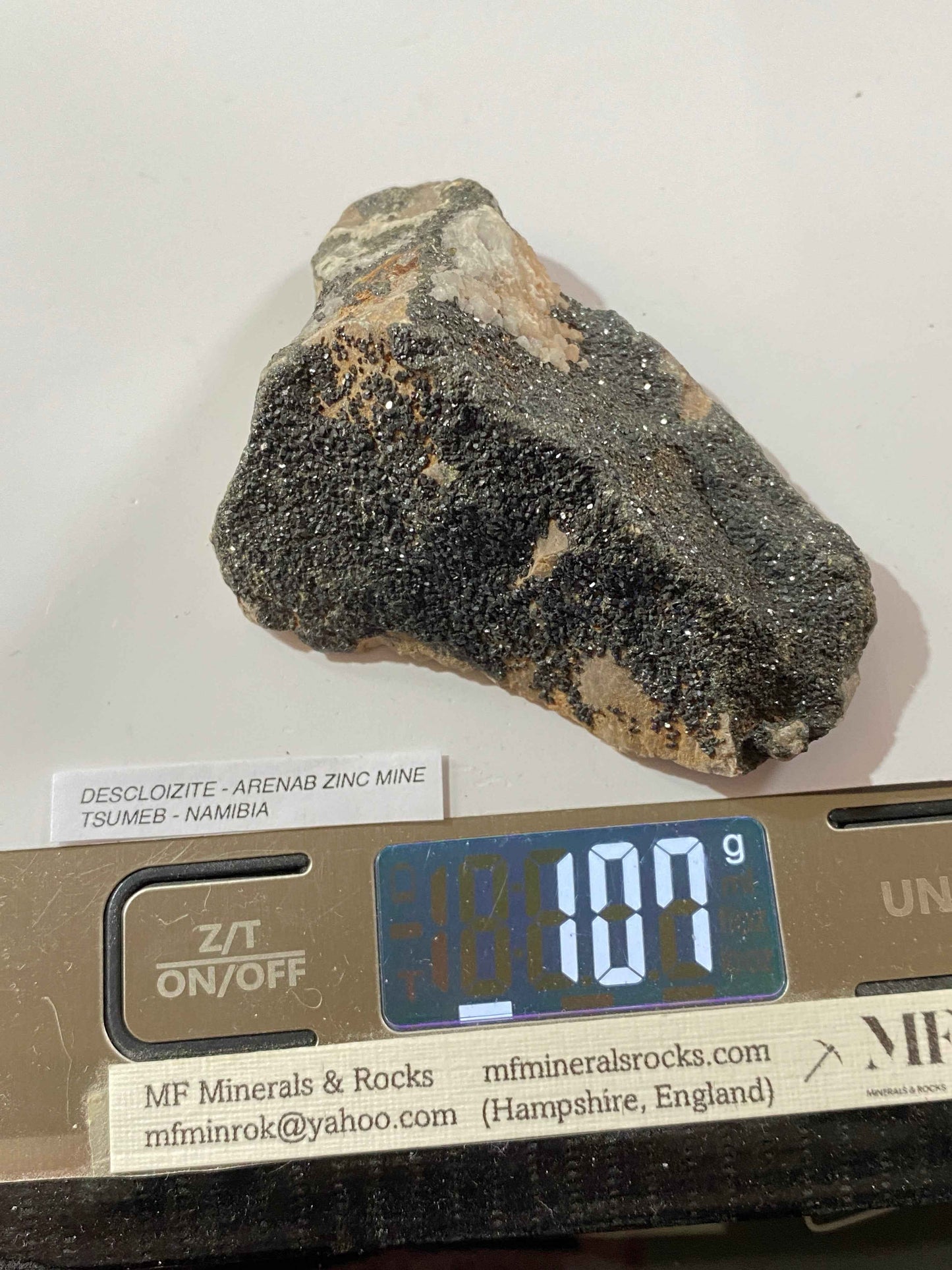 DESCLOIZITE : ABENAB ZINC MINE, TSUMEB, NAMIBIA 107g MF4947