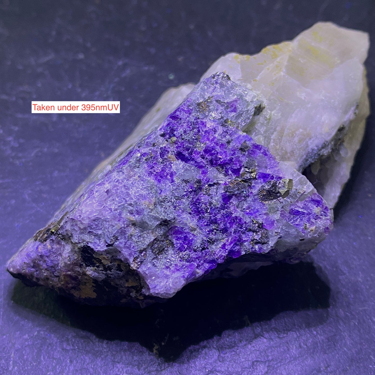 FLUORITE/QUARTZ/PYRITE ETC FROM TOUNFIT CAIDAT, MOROCCO 112g MF1329