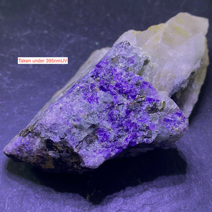 FLUORITE/QUARTZ/PYRITE ETC FROM TOUNFIT CAIDAT, MOROCCO 112g MF1329