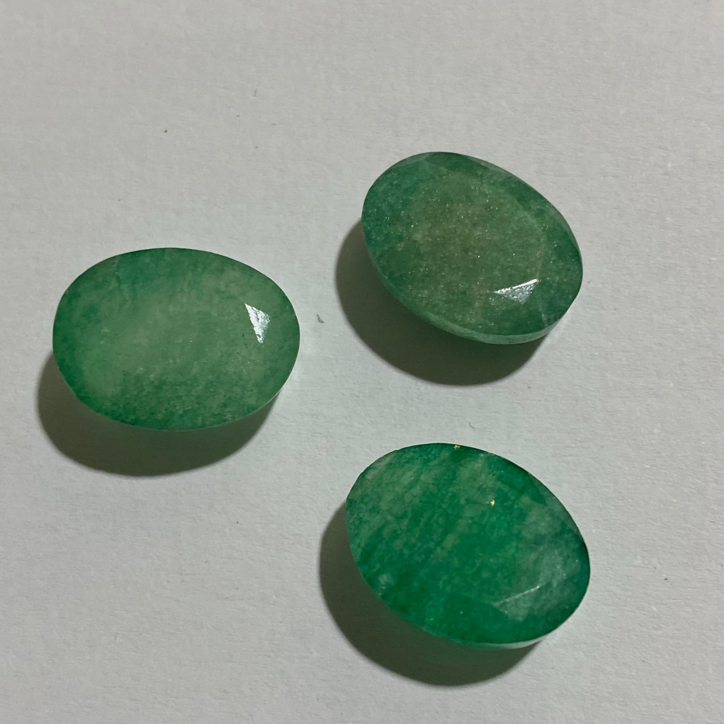 EMERALD BERYL NATURAL GEMSTONES x 3  -  kafubu, zambia total 20.75Ct  MFG5025