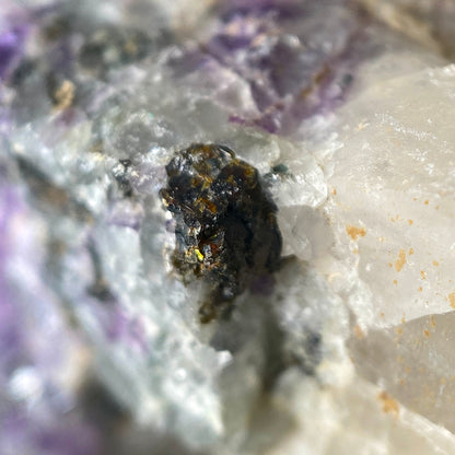 FLUORITE/QUARTZ/PYRITE ETC FROM TOUNFIT CAIDAT, MOROCCO 112g MF1329