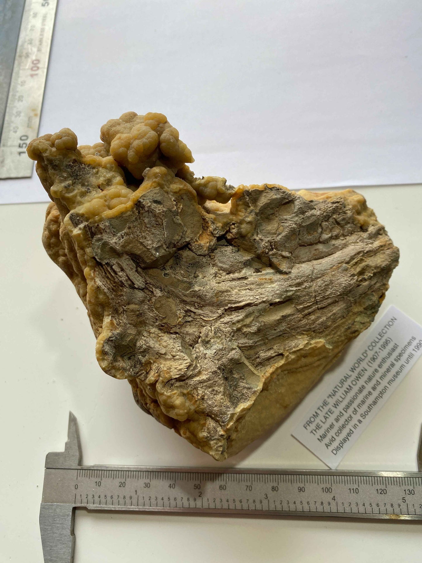 ARAGONITE [ETC] : PACHACAYO MINE, JUNUN, PERU.  916g MF4953