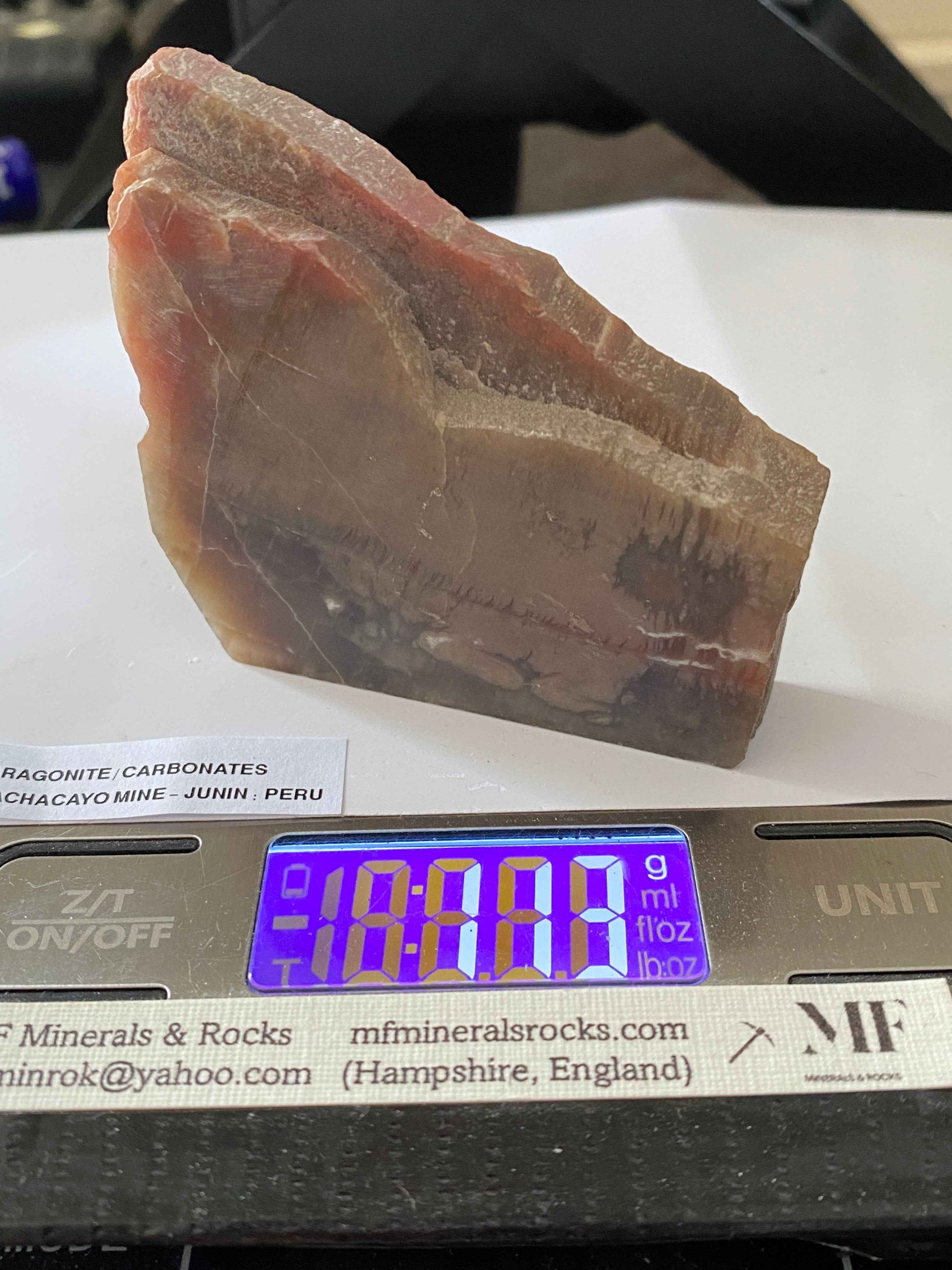 JASPER : SCANNICLIFT MINE, TEIGNBRIDGE, DEVON, ENGLAND 113g MF4954