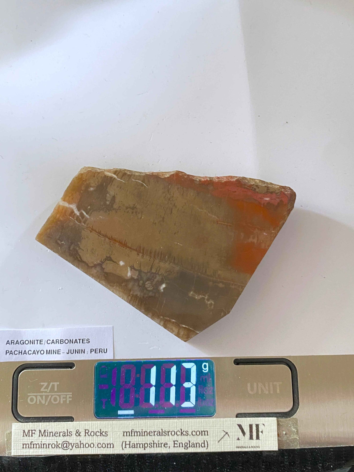 JASPER : SCANNICLIFT MINE, TEIGNBRIDGE, DEVON, ENGLAND 113g MF4954