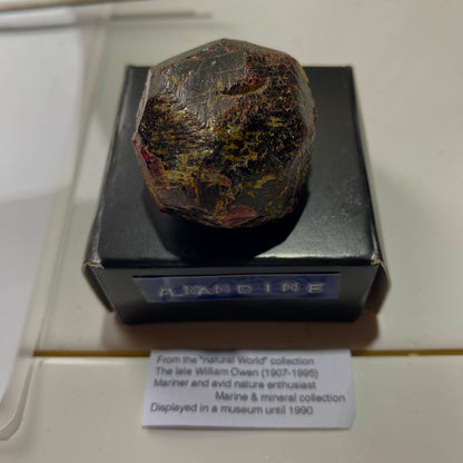 ALMANDINE GARNET CRYSTAL - SERROTE REDONDO, PARAIBA, BRAZIL 49g MF1306