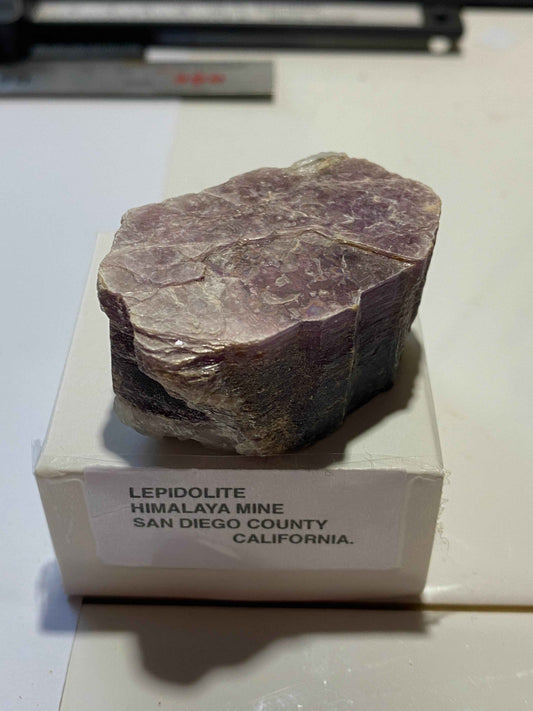 LEPIDOLITE : HIMALAYA MINE, SAN DIEGO COUNTY, CALIFORNIA, U.S.A. 62g MF4956