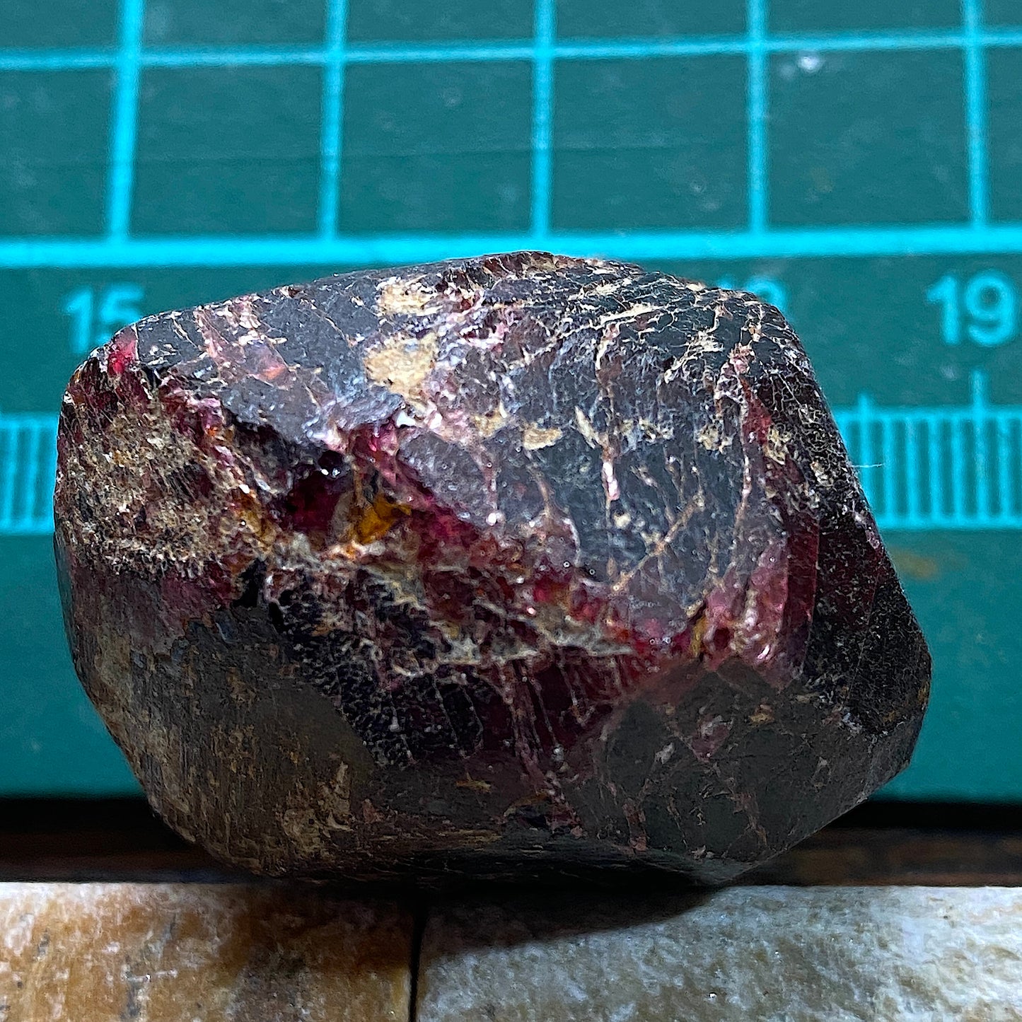 ALMANDINE GARNET CRYSTAL - SERROTE REDONDO, PARAIBA, BRAZIL 49g MF1306