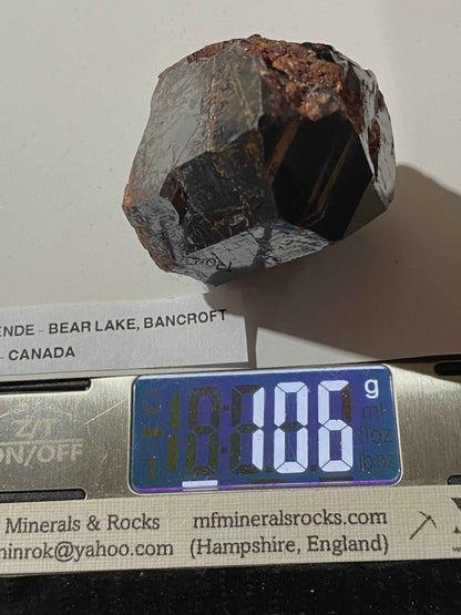 HORNBLENDE : BEAR LAKE, BANCROFT, ONTARIO, CANADA 106g MF4957