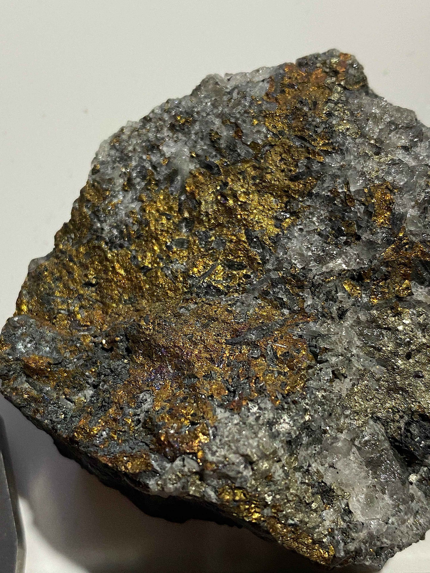 CHALCOPYRITE [ETC]: LEVANT MINE, TREWELLARD, ST JUST, CORNWALL  96g MF4958