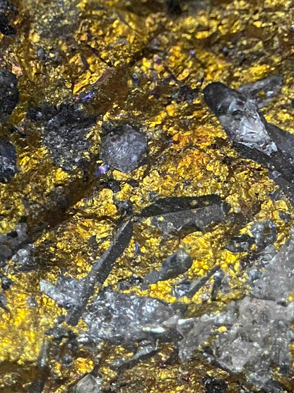 CHALCOPYRITE [ETC]: LEVANT MINE, TREWELLARD, ST JUST, CORNWALL  96g MF4958