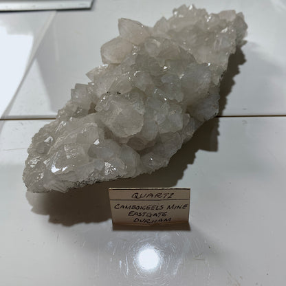 QUARTZ WITH FLUORITE ETC - CAMBOKEELS MINE, WEARDALE, CO DURHAM, ENGLAND 424g MF1364