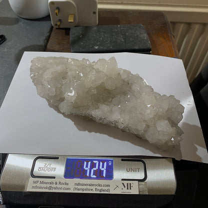 QUARTZ WITH FLUORITE ETC - CAMBOKEELS MINE, WEARDALE, CO DURHAM, ENGLAND 424g MF1364
