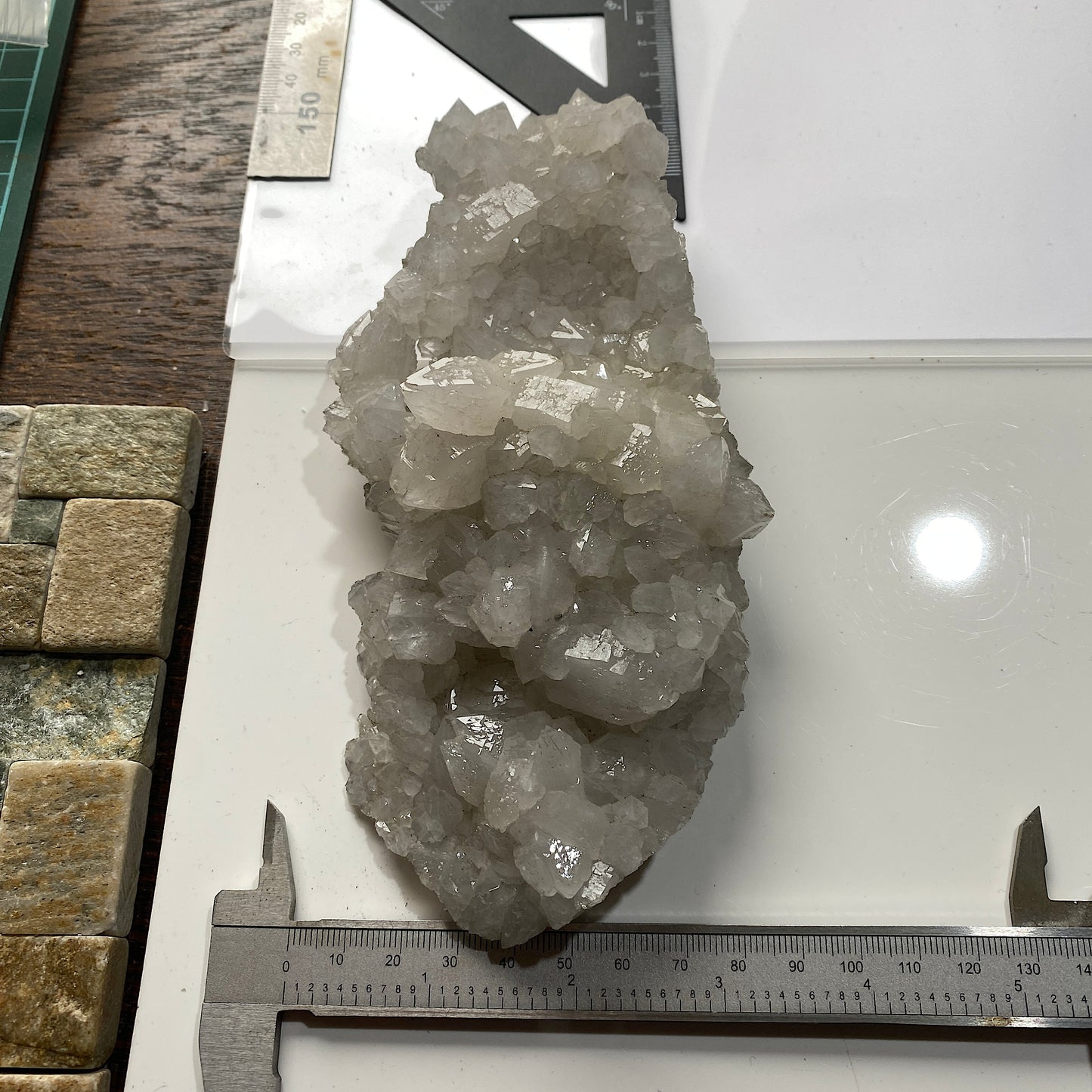 QUARTZ WITH FLUORITE ETC - CAMBOKEELS MINE, WEARDALE, CO DURHAM, ENGLAND 424g MF1364