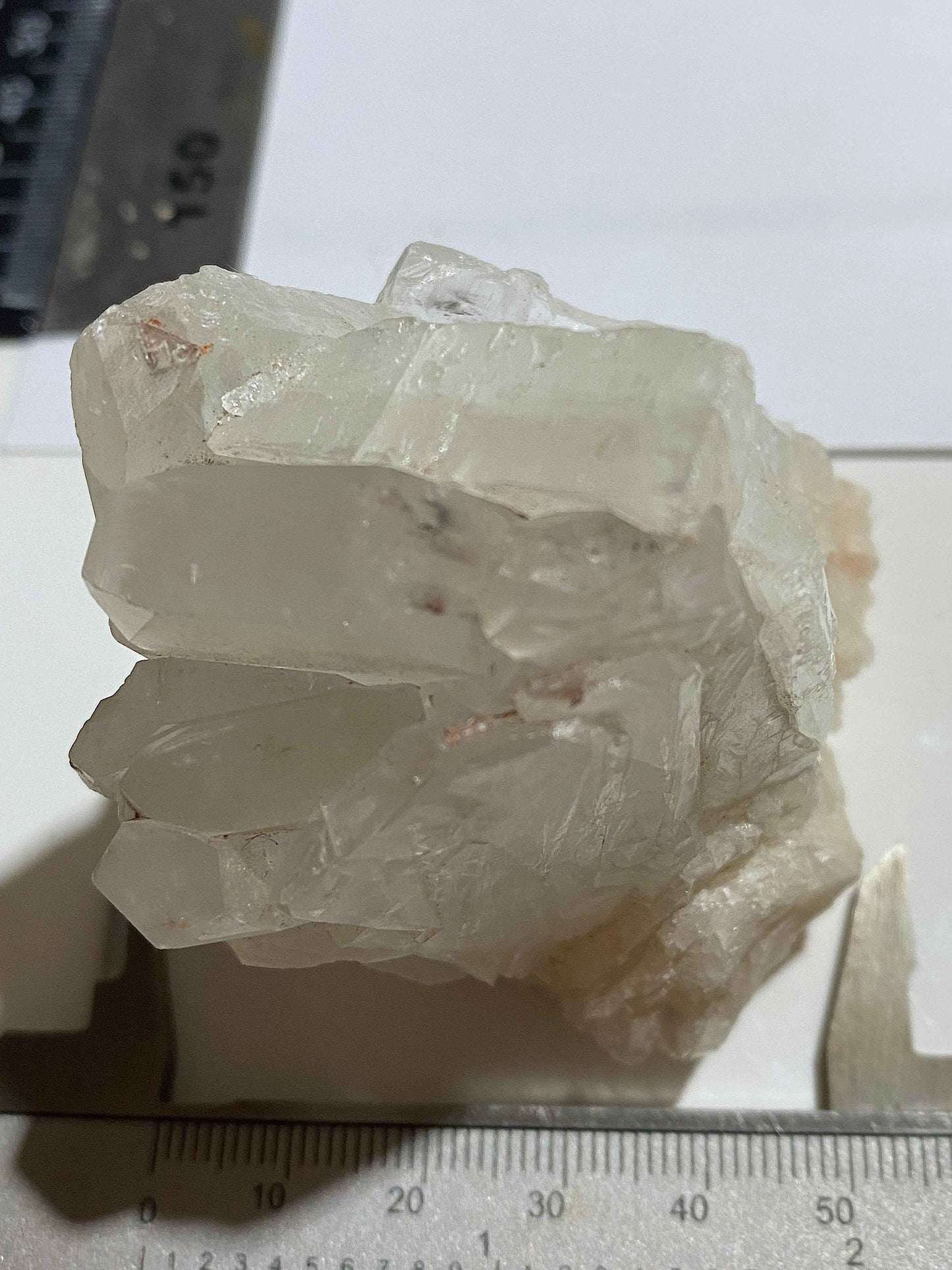 FLUORAPOPHYLLITE (K) : JALGAON, NASHIK, MAHARASHTRA, INDIA. 221g MF4960