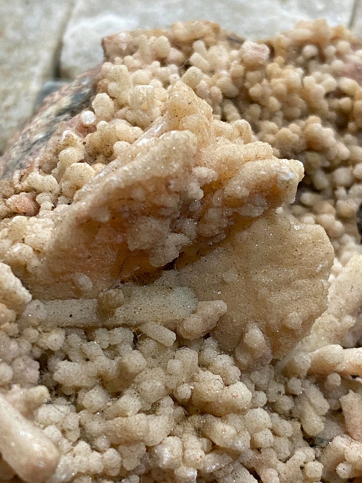 STILBITE AFTER NATROLITE : DEAN QUARRY, ST KEVERNE, CORNWALL, ENGLAND 80g MF4964