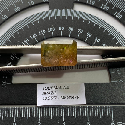 TOURMALINE NATURAL GEMSTONE  - MINAS GERAIS, BRAZIL. 13.35Ct MFG5476