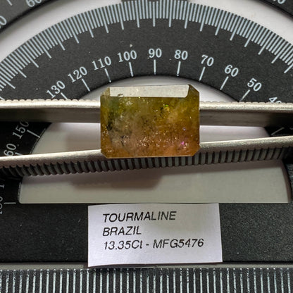 TOURMALINE NATURAL GEMSTONE  - MINAS GERAIS, BRAZIL. 13.35Ct MFG5476