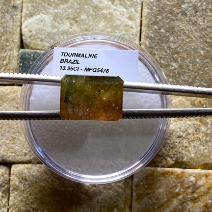 TOURMALINE NATURAL GEMSTONE  - MINAS GERAIS, BRAZIL. 13.35Ct MFG5476
