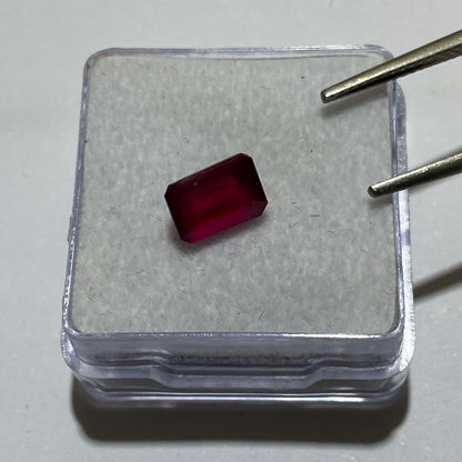 RUBY CORUNDUM GEMSTONE NATURAL MINED - MYSORE, INDIA  1.90Ct. MFG5036