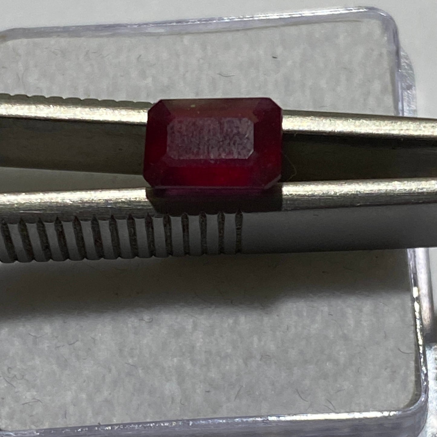 RUBY CORUNDUM GEMSTONE NATURAL MINED - MYSORE, INDIA  1.90Ct. MFG5036