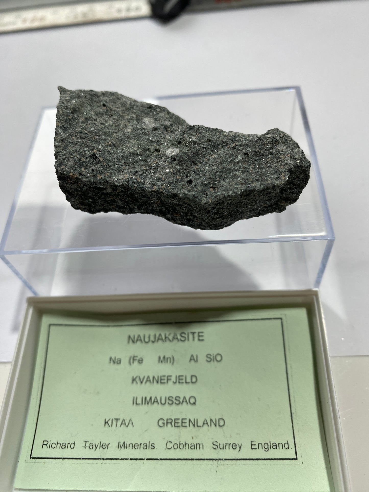 NAUJAKASITE WITH SODALITE : KVANEJELD, ILMAUSSAQ, GREENLAND  48g MF4967