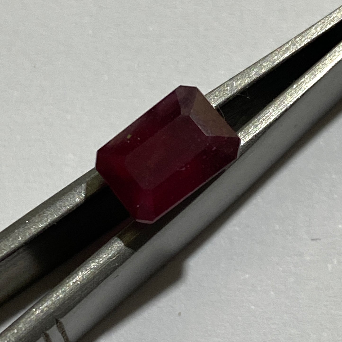 RUBY CORUNDUM GEMSTONE NATURAL MINED - MYSORE, INDIA  1.90Ct. MFG5036