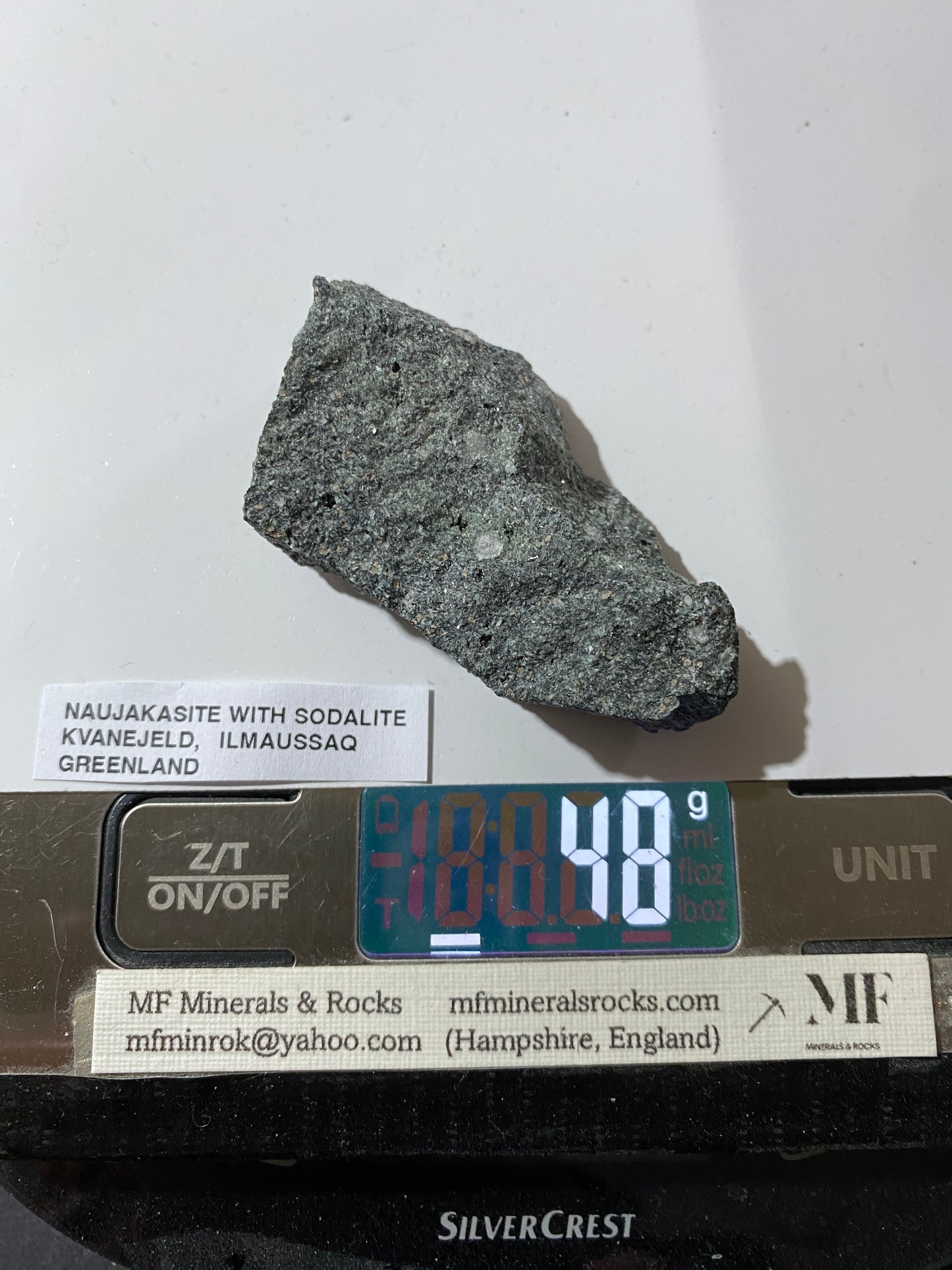 NAUJAKASITE WITH SODALITE : KVANEJELD, ILMAUSSAQ, GREENLAND  48g MF4967
