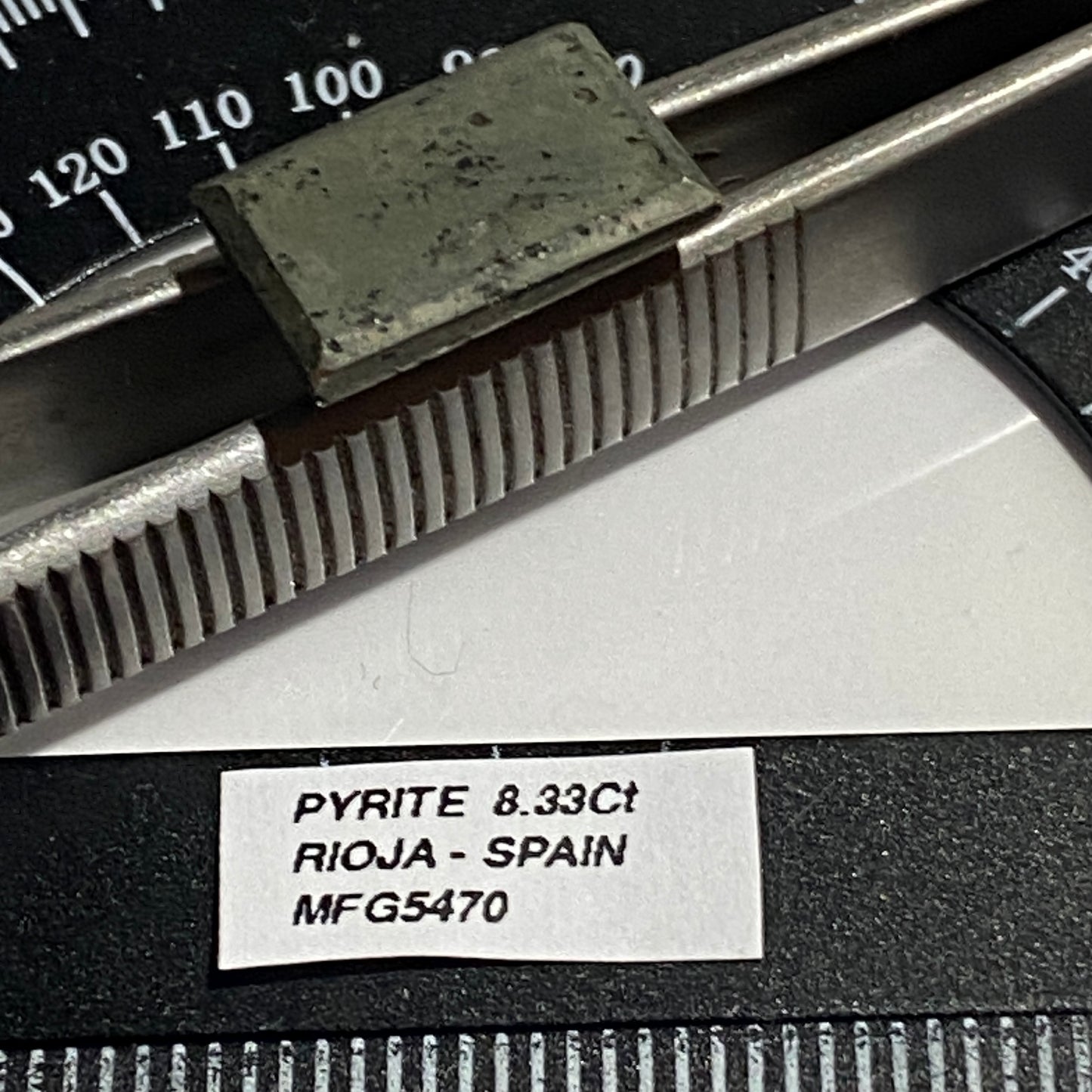 PYRITE UNUSUAL NATURAL GEMSTONE - NAVAJUN, RIOJA, SPAIN. 8.33Ct. MFG5470