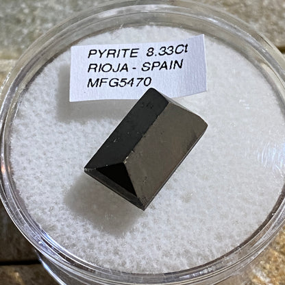 PYRITE UNUSUAL NATURAL GEMSTONE - NAVAJUN, RIOJA, SPAIN. 8.33Ct. MFG5470