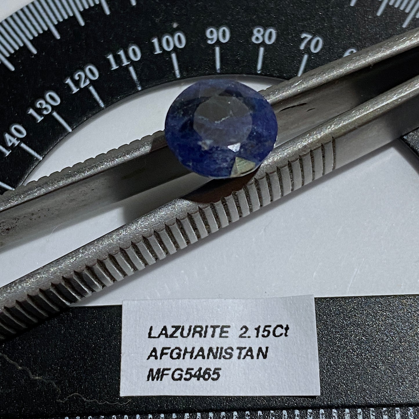 LAZURITE NATURAL GEMSTONE - LADJUAR MEDAN, AFGHANISTAN 2.15Ct MFG5465