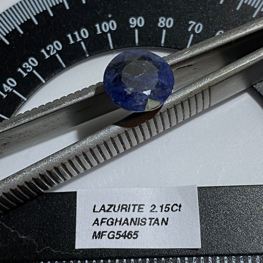 LAZURITE NATURAL GEMSTONE - LADJUAR MEDAN, AFGHANISTAN 2.15Ct MFG5465