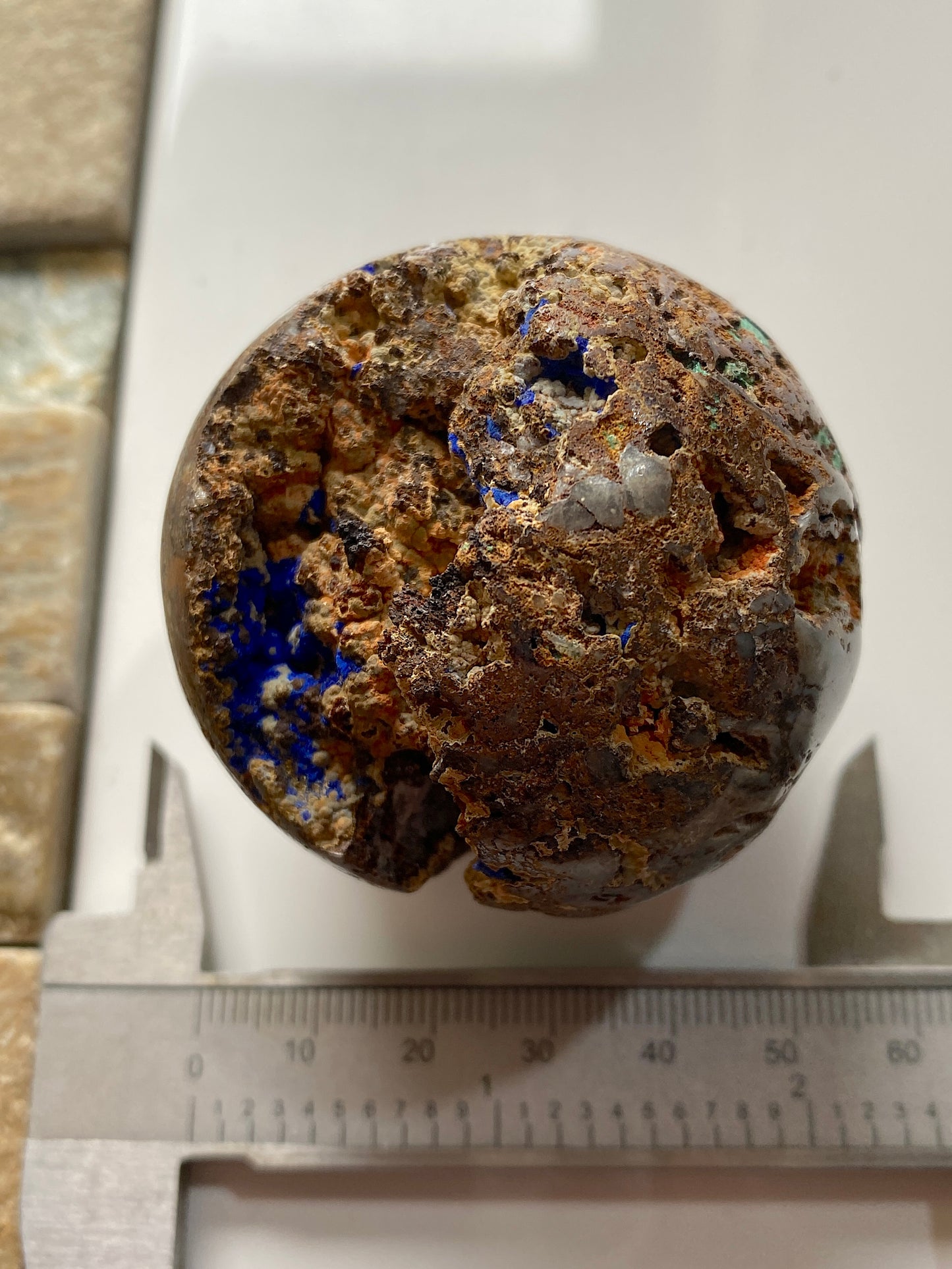 AZURITE [ETC] : SIDI AYED, BOULEMANE, FEZ-MEKNES, MOROCCO 141g. MF4972