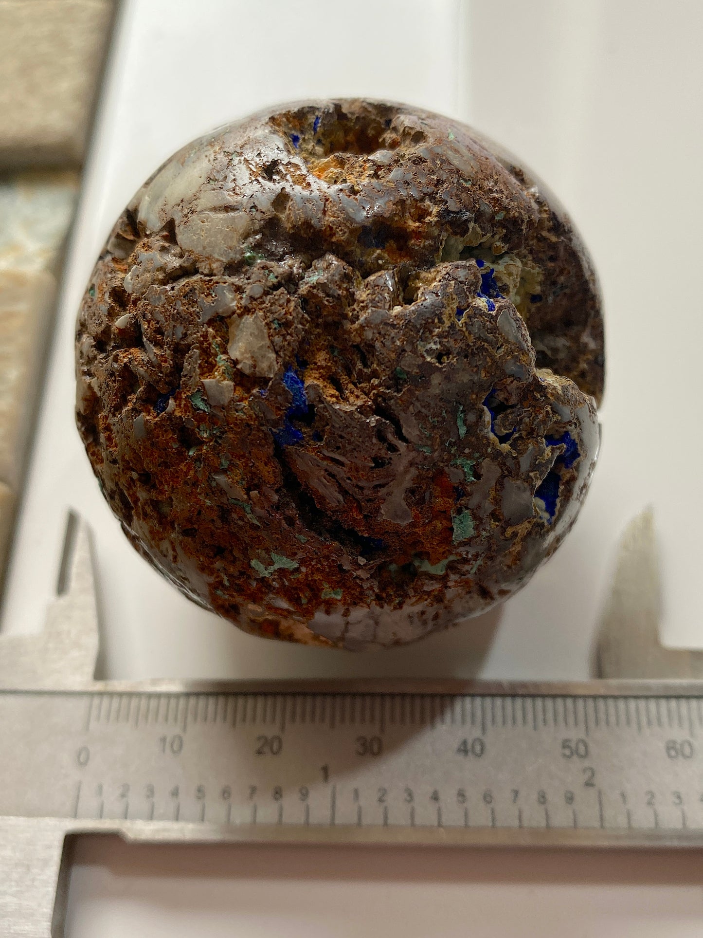 AZURITE [ETC] : SIDI AYED, BOULEMANE, FEZ-MEKNES, MOROCCO 141g. MF4972