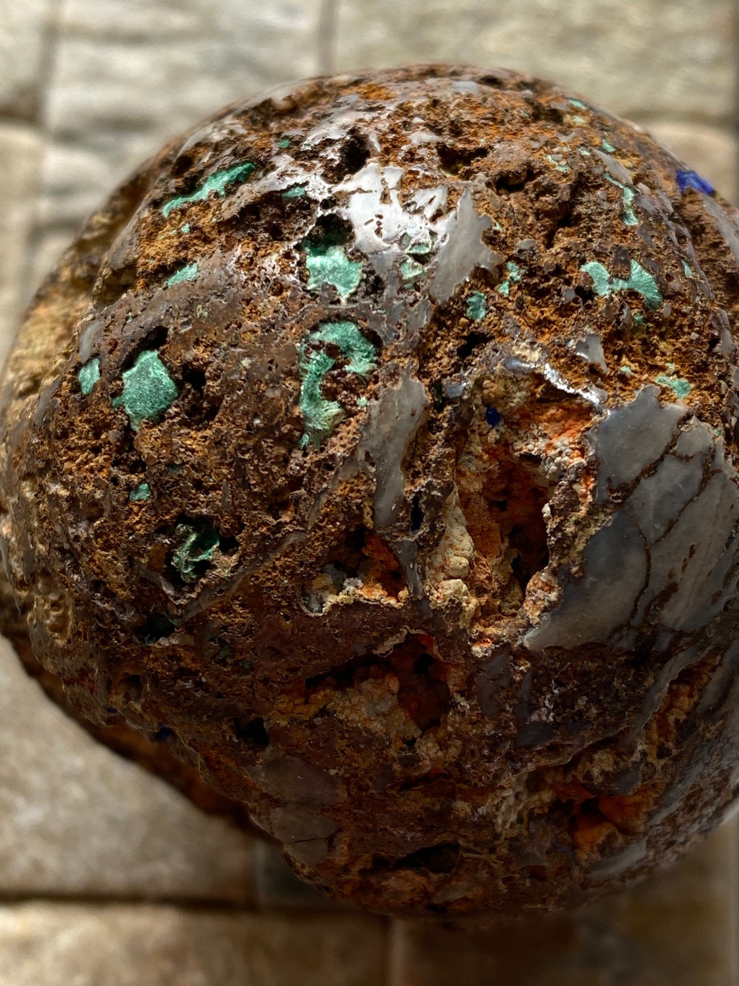 AZURITE [ETC] : SIDI AYED, BOULEMANE, FEZ-MEKNES, MOROCCO 141g. MF4972