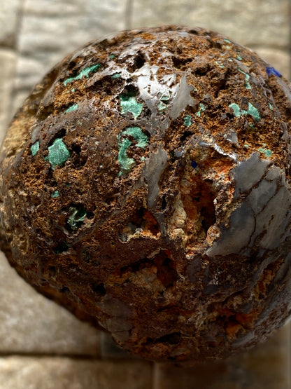 AZURITE [ETC] : SIDI AYED, BOULEMANE, FEZ-MEKNES, MOROCCO 141g. MF4972