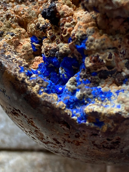 AZURITE [ETC] : SIDI AYED, BOULEMANE, FEZ-MEKNES, MOROCCO 141g. MF4972