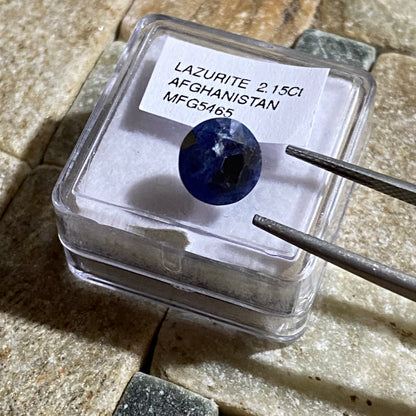 LAZURITE NATURAL GEMSTONE - LADJUAR MEDAN, AFGHANISTAN 2.15Ct MFG5465