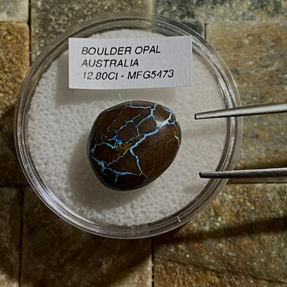 BOULDER OPAL NATURAL GEMSTONE - QUEENSLAND, AUSTRALIA 12.80Ct MFG5473
