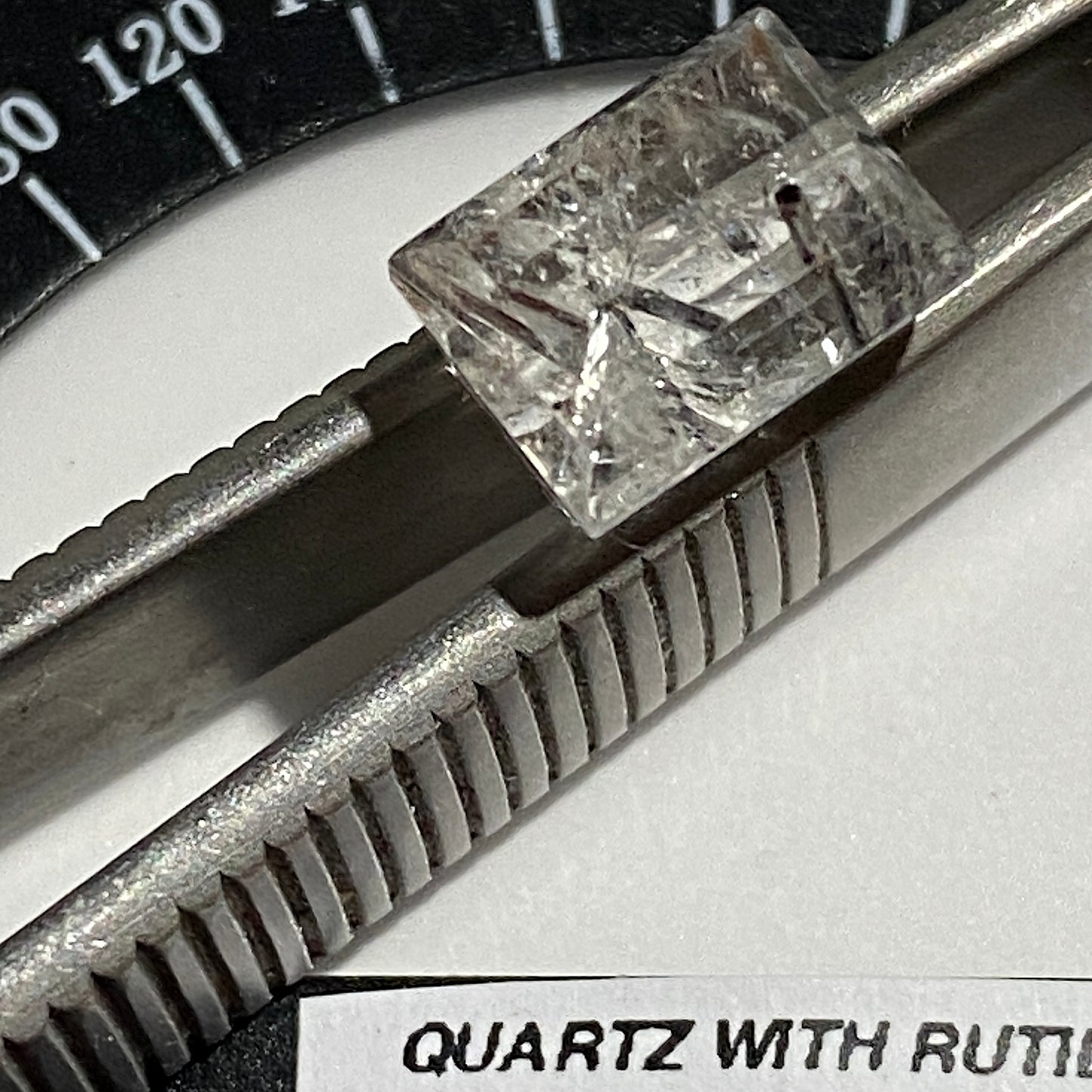 QUARTZ WITH RUTILE NATURAL GEMSTONE - PHUKET, THAILAND 3.29Ct MFG5469