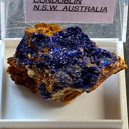 AZURITE FROM MINERAL HILL, CONDOBLIN, N.S.W., AUSTRALIA 14g MF1752